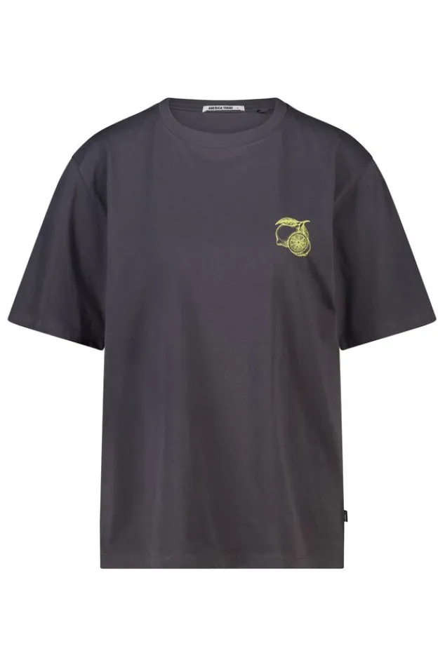 America Today T-Shirts & Tops^T-hirt Einor ooe fit t-hirt et print op bort en rug