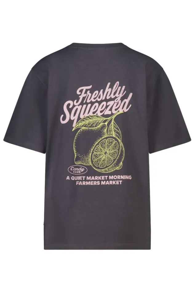 America Today T-Shirts & Tops^T-hirt Einor ooe fit t-hirt et print op bort en rug