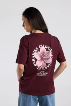 America Today T-Shirts & Tops^T-hirt Einor ooe fit t-hirt et print op bort en rug