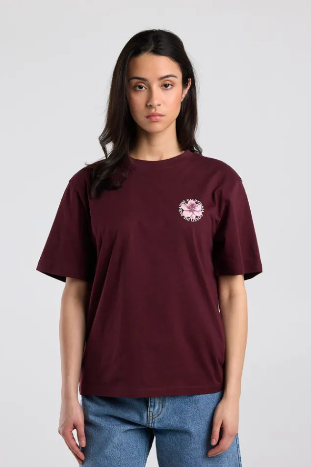 America Today T-Shirts & Tops^T-hirt Einor ooe fit t-hirt et print op bort en rug