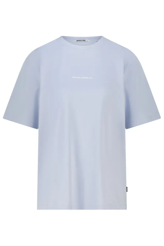 America Today T-Shirts & Tops^T-hirt Einor ooe fit t-hirt et print op bort en rug