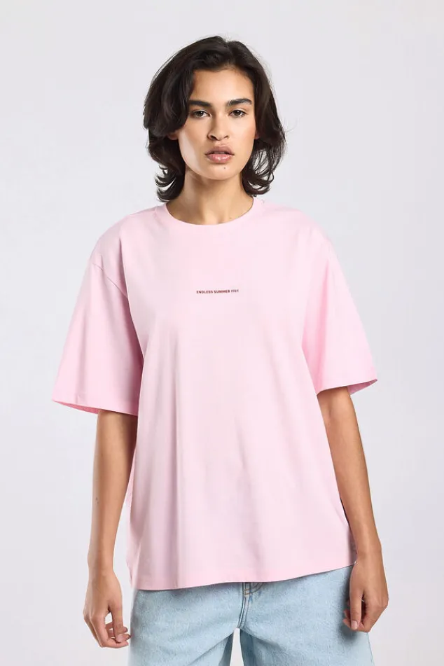 America Today T-Shirts & Tops^T-hirt Einor ooe fit t-hirt et print op bort en rug