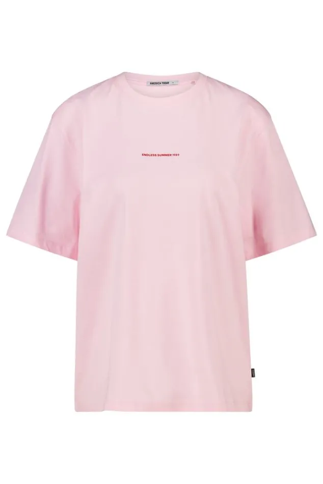 America Today T-Shirts & Tops^T-hirt Einor ooe fit t-hirt et print op bort en rug