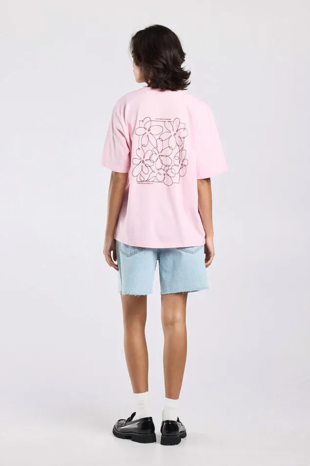 America Today T-Shirts & Tops^T-hirt Einor ooe fit t-hirt et print op bort en rug