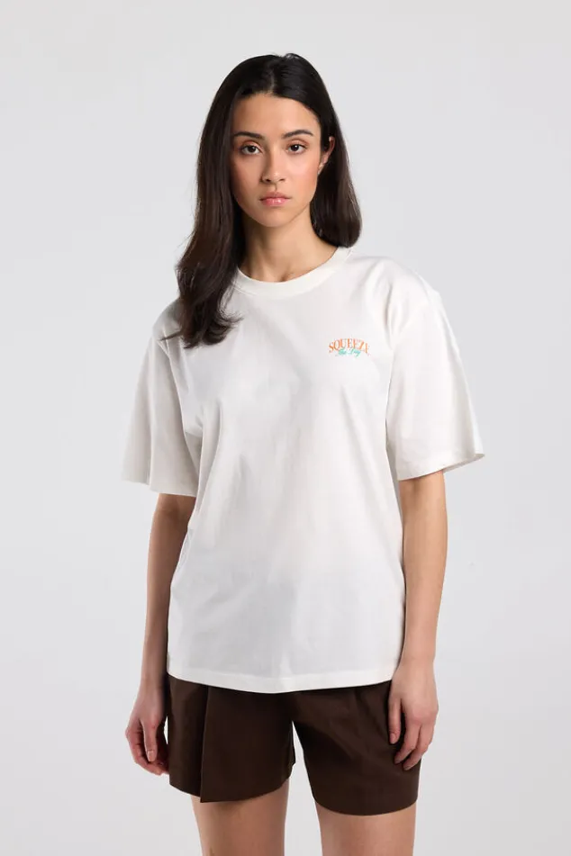 America Today T-Shirts & Tops^T-hirt Einor ooe fit t-hirt et print op bort en rug