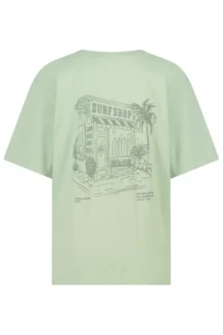 America Today T-Shirts & Tops^T-hirt Einor ooe fit t-hirt et print op bort en rug