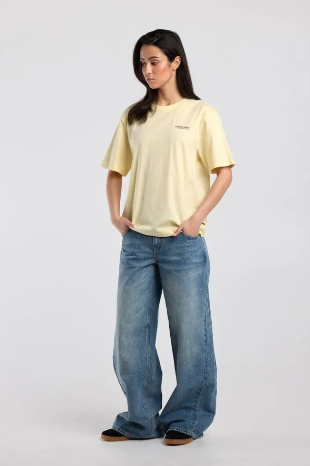 America Today T-Shirts & Tops^T-hirt Einor ooe fit t-hirt et print op bort en rug