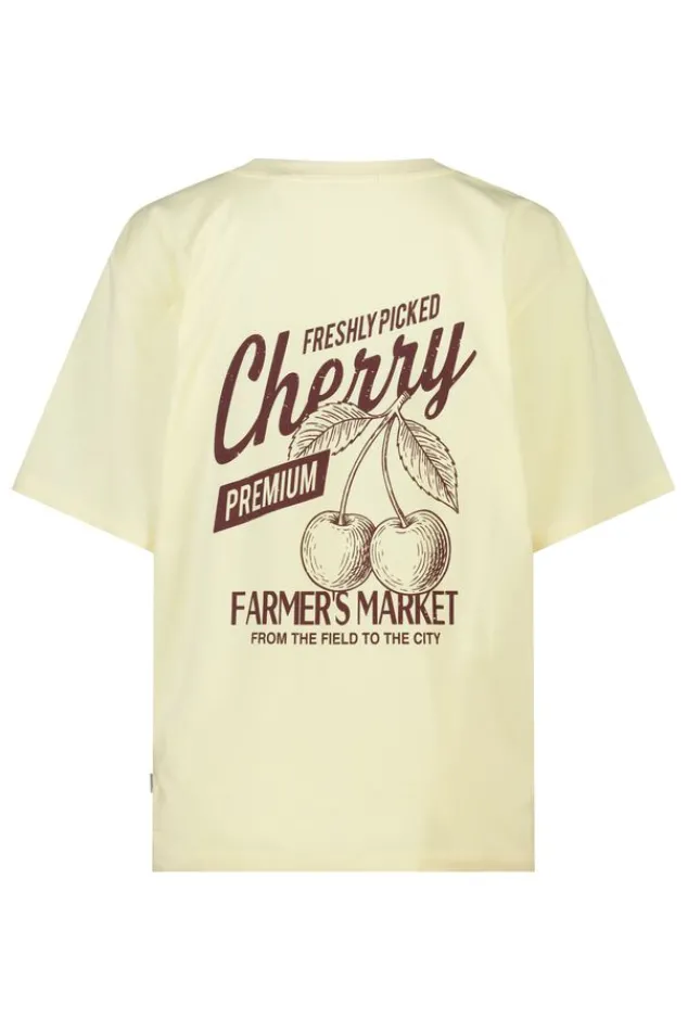 America Today T-Shirts & Tops^T-hirt Einor ooe fit t-hirt et print op bort en rug