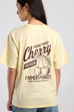 America Today T-Shirts & Tops^T-hirt Einor ooe fit t-hirt et print op bort en rug