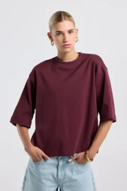 America Today T-Shirts & Tops^T-hirt Ey t-hirt et wijde ouwen