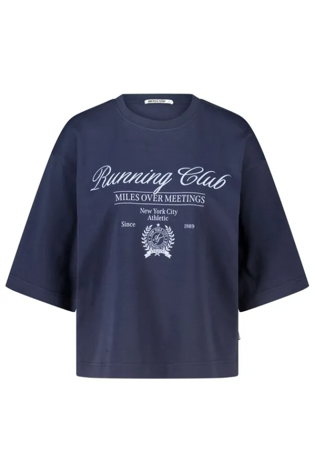 America Today New In|T-Shirts & Tops^T-hirt Enid overized T-hirt et print