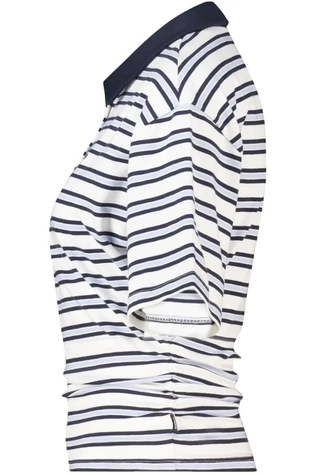 America Today New In|T-Shirts & Tops^T-hirt Enia i fit T-hirt et pookraag en treepdein