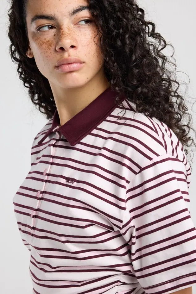 America Today New In|T-Shirts & Tops^T-hirt Enia i fit T-hirt et pookraag en treepdein