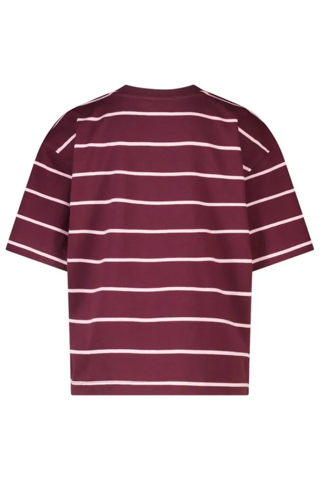 America Today T-Shirts & Tops|New In^T-Shirt Ephie Jr oversized gestreept boxy t-shirt met chest prints
