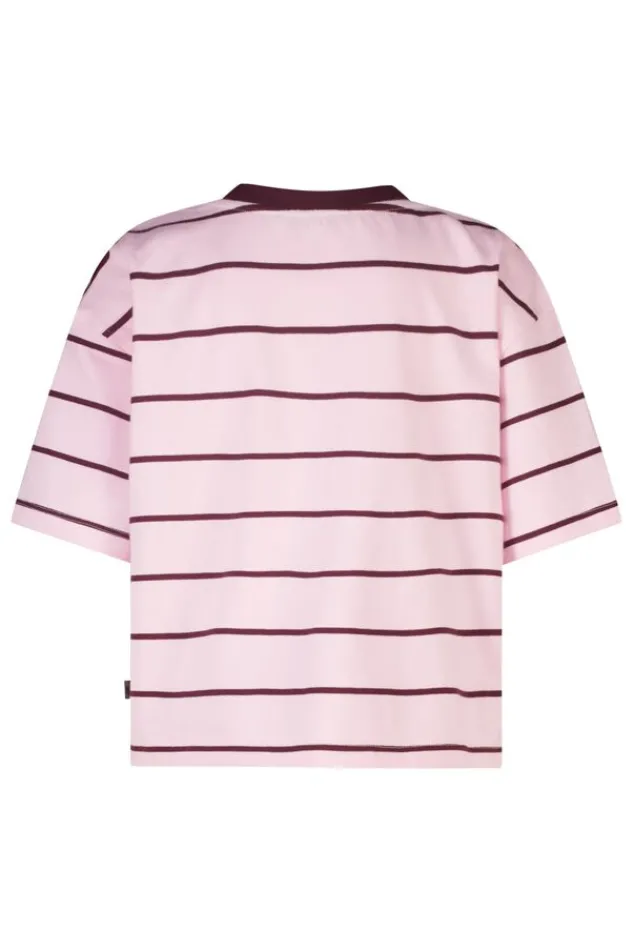 America Today T-Shirts & Tops|New In^T-Shirt Ephie Jr oversized gestreept boxy t-shirt met chest prints