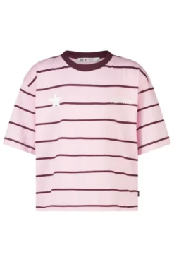 America Today T-Shirts & Tops|New In^T-Shirt Ephie Jr oversized gestreept boxy t-shirt met chest prints