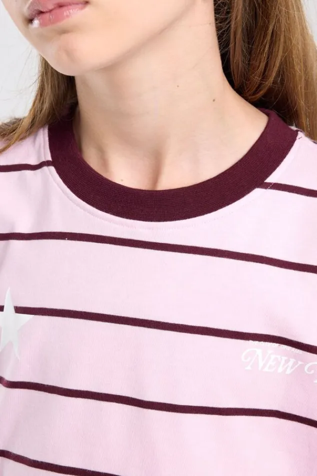 America Today T-Shirts & Tops|New In^T-Shirt Ephie Jr oversized gestreept boxy t-shirt met chest prints