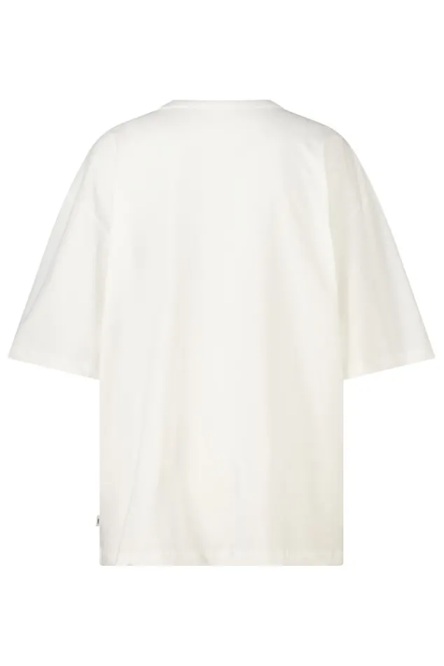 America Today New In|T-Shirts & Tops^T-shirt Essa oversized T-shirt met borstborduring
