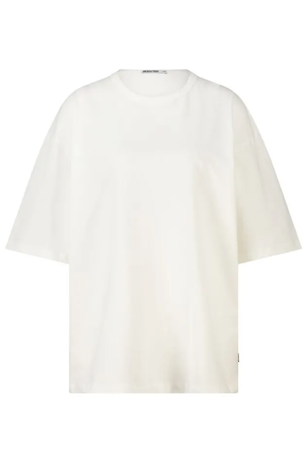 America Today New In|T-Shirts & Tops^T-shirt Essa oversized T-shirt met borstborduring