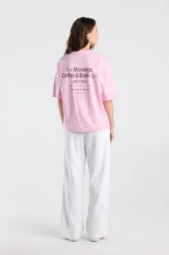 America Today New In|T-Shirts & Tops^T-hirt Etee overized T-hirt et chet en back print