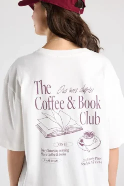 America Today New In|T-Shirts & Tops^T-hirt Etee overized T-hirt et chet en back print