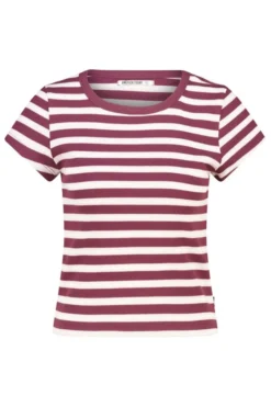 America Today T-Shirts & Tops^T-hirt Eunice getreept t-hirt et hoge eaticiteit