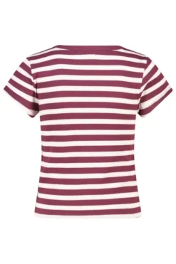 America Today T-Shirts & Tops^T-hirt Eunice getreept t-hirt et hoge eaticiteit