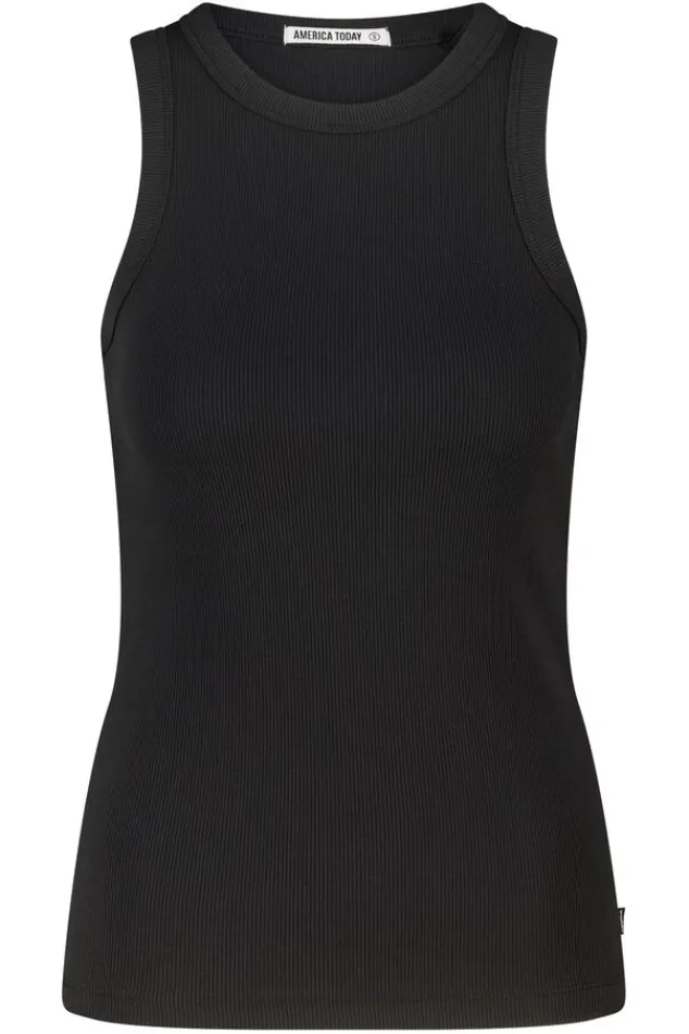 America Today New In|Ondergoed & Lounge^T-hirt Gia ouwoo t-hirt van geribbede tof