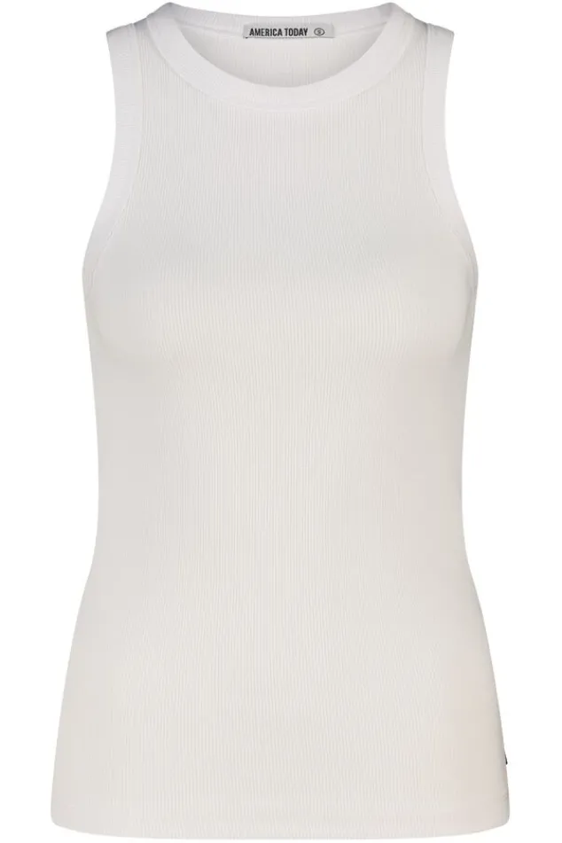 America Today New In|Ondergoed & Lounge^T-hirt Gia ouwoo t-hirt van geribbede tof