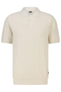 America Today T-Shirts & Polo’S^T-hirt Kaj knit poo t-hirt et knoopuiting en geborduurde trepen