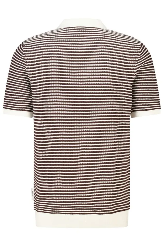 America Today T-Shirts & Polo’S^T-hirt Kenneth knit poo t-hirt et knoopuiting en trepen