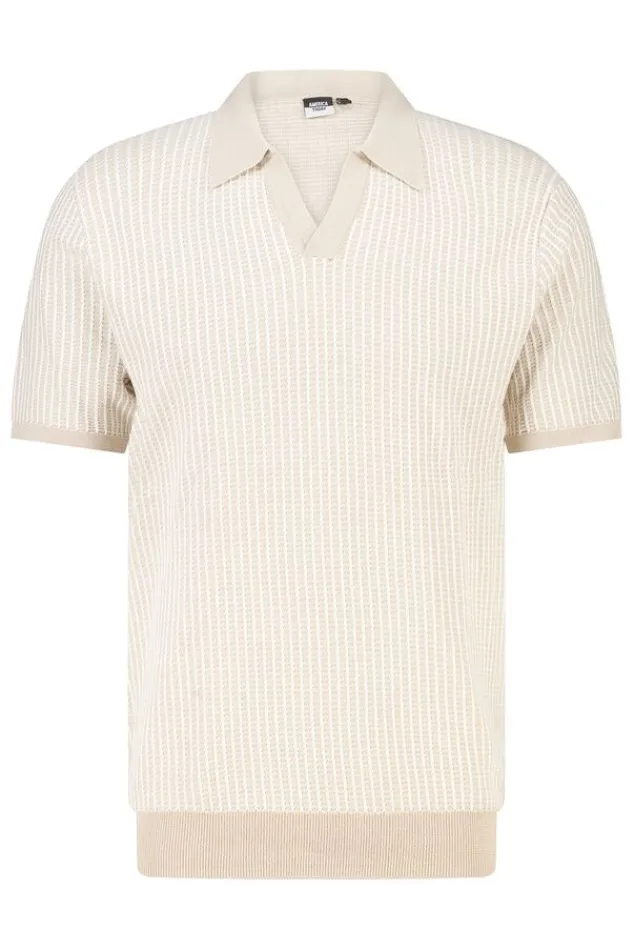 America Today T-Shirts & Polo’S^T-hirt Koby reguar fit t-hirt et open kraag